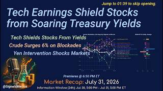 Tech Earnings Shield Stocks from Soaring Treasury Yields | Market Recap [2026-07-31]
