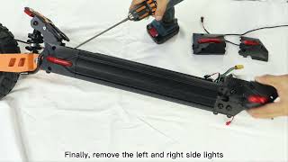 (2023 version) KUKIRIN G2Max & KUKIRIN G2 Pro | Front Left and Right Lights Assembly Tutorial