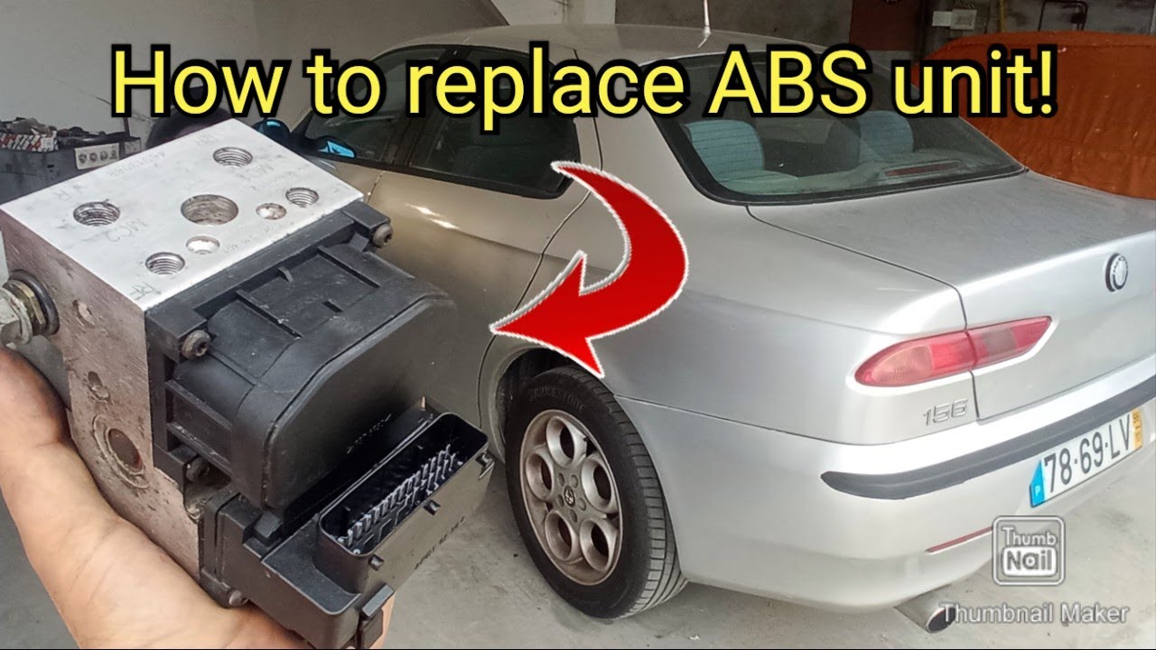 Как заменить модуль ABS или ESP в любом автомобиле Alfa Romeo 156 с 1997 по 2006 год.