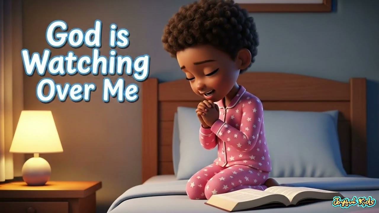 Thank You Jesus For Watching Over Me| Kids Bedtime Bible Song 🌙 | Afrobeats Lullaby