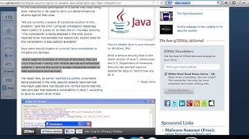 Security Advisory: Java 7 vulnerable to Zero-day exploits
