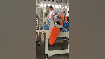 Garbage bag on roll bag machine (start seal bag on roll making machine)