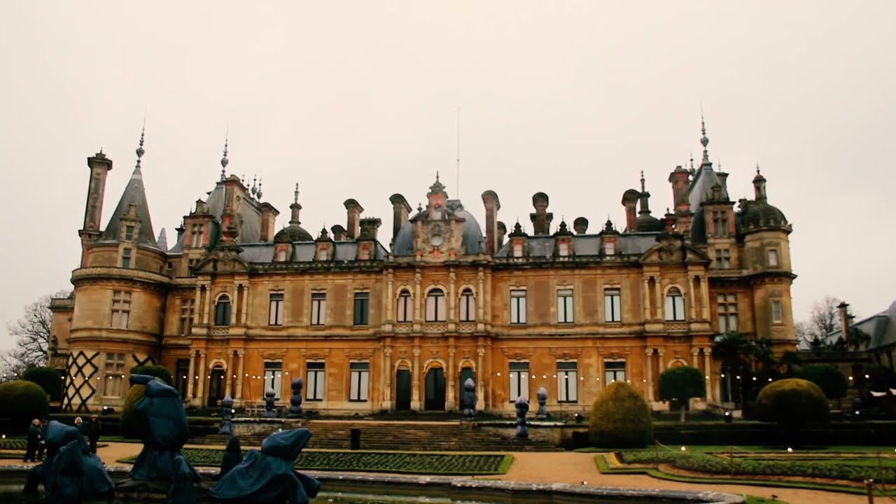 Strolling through a great big manor