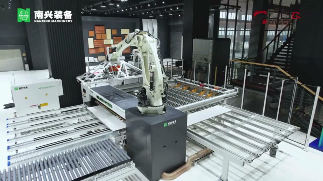 Nanxing NPC330 Smart CNC gestuurde opdeelzaag met automatische belading