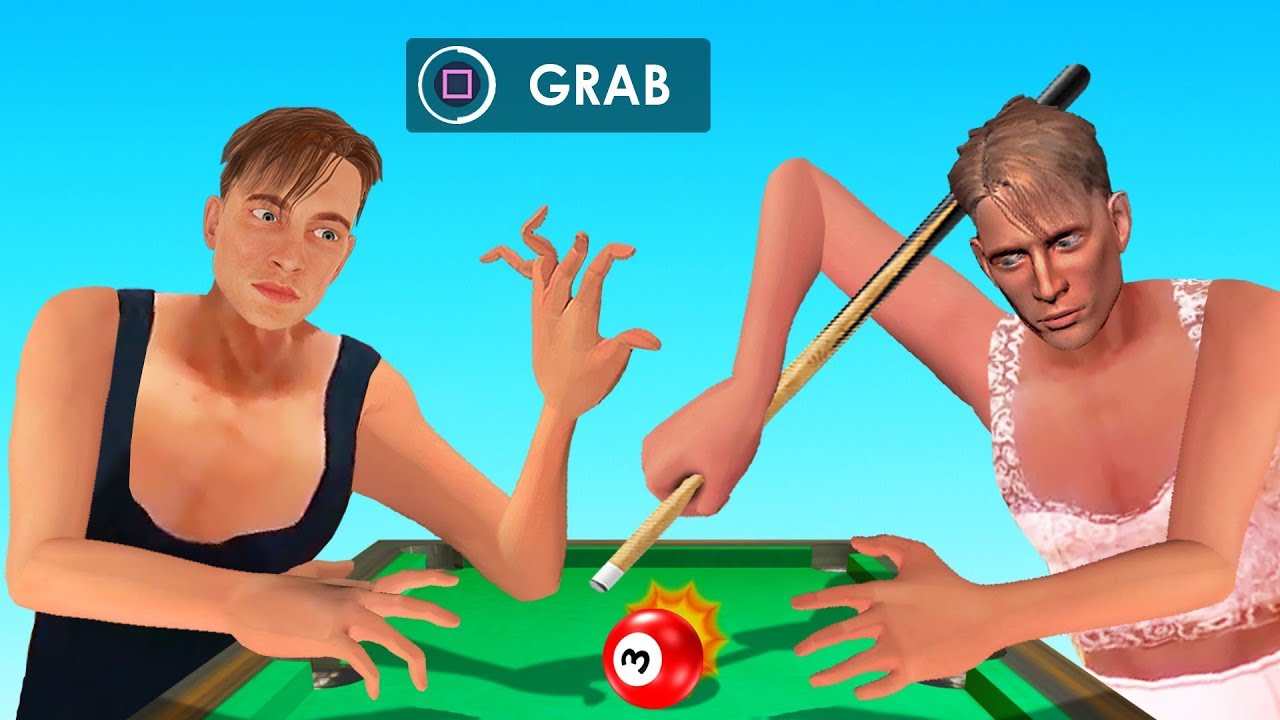 Playing MINIGAMES With BROKEN FINGERS! (Hand Simulator)