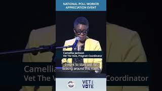 National Poll Worker Appreciation Event: Camellia Jackson on Veteran Poll Workers