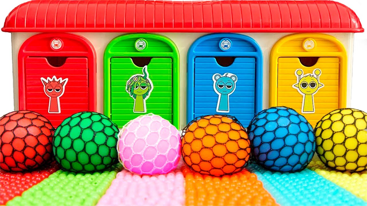 Oddly Satisfying Garage | DIY Making 5 Funny Super Spime Balls Crate Full Relax Sound In Garage ASMR