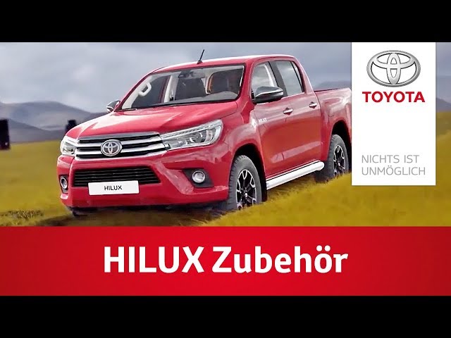 Wie viel Zubehör kann ich an den Hilux dranschrauben? - Alles