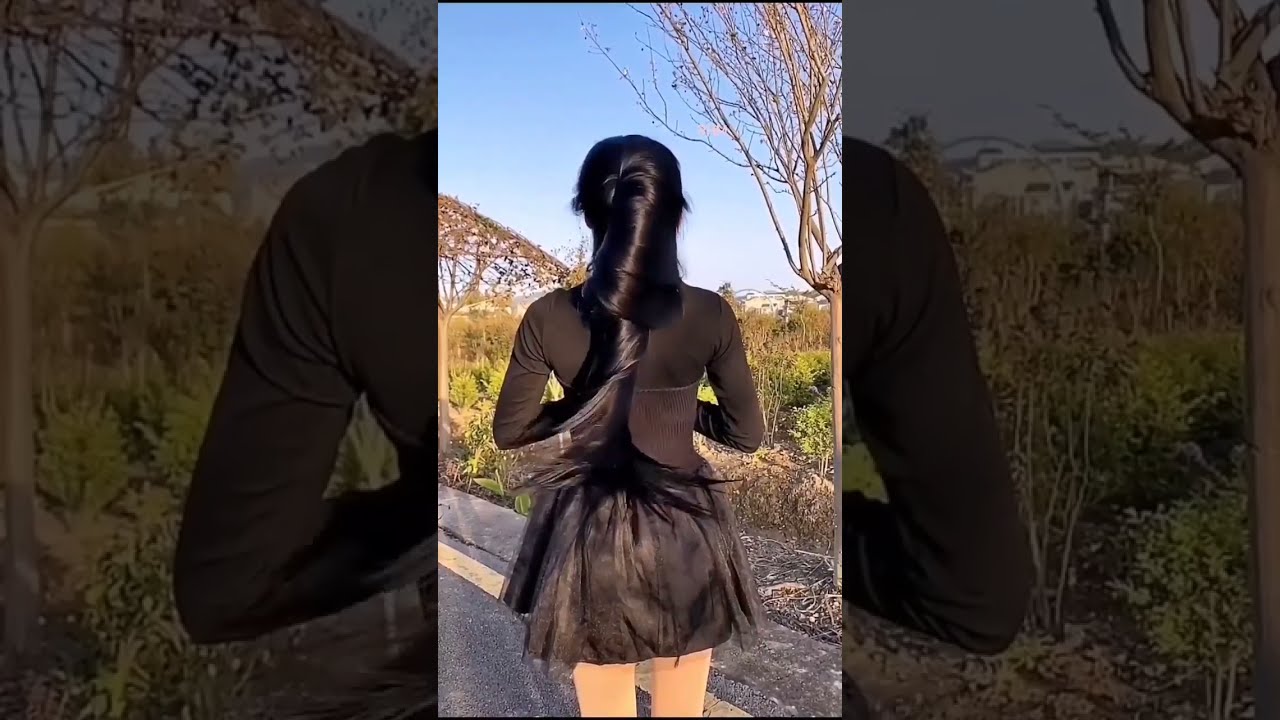 Long Hair Bun Drop Video | Beautiful Hair | Long Hair Bun Drop | Lhgrlz