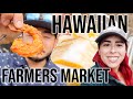 Farmers market day  exploring big island in hawaii