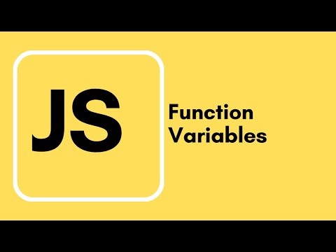 Javascript Tutorial - 14 - Function Variables