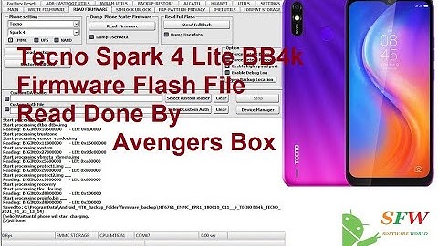 Tecno Spark 4 Lite BB4k Firmware Flash File Read Done By Avengers Box