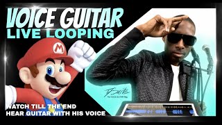 Video thumbnail of "Nintendo Super Mario Theme Song - Human Electric Guitar TikTok"