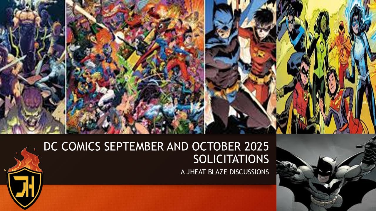 DC COMICS SEPTEMBER AND OCTOBER 2025 SOLICITATIONS
