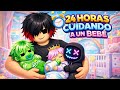 24 horas cuidando a un bebé !