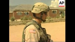 US forces patrol polling sites ahead of elections