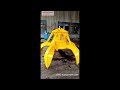 Six-petal-closed electro hydraulic grab