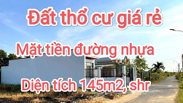 Đất thổ cư Cần Giuộc|Diện tích 145m2, ngang 5m| Mặt tiền đường nhựa. Khu vực đông dân cư, SHR