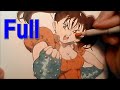 Drawing Diane from The Seven Deadly Sins【Full】 七つの大罪のディアンヌをアナログで描いてみた