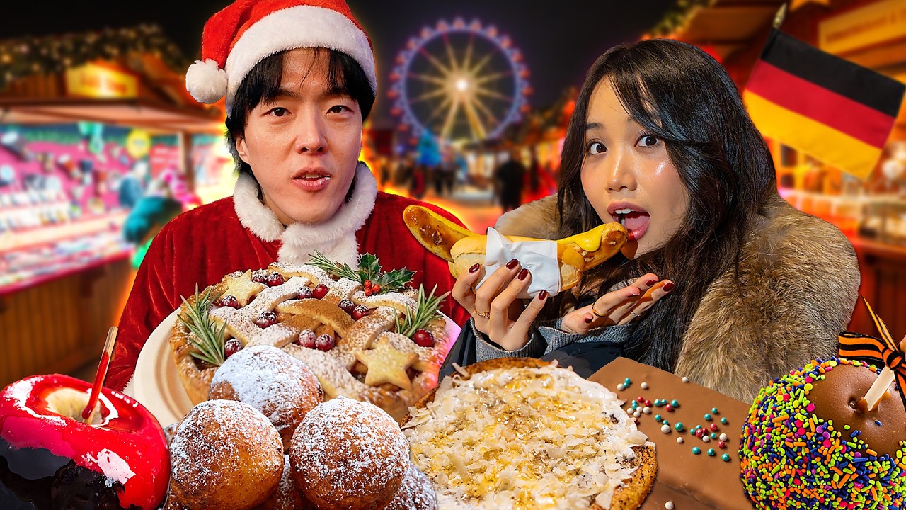 Я съела ВСЁ на немецкой рождественской ярмарке!