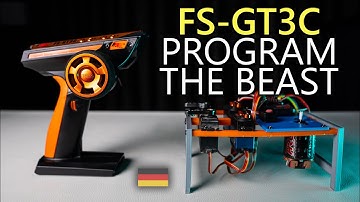 Programmierung der FS-GT3C [DE] #flysky #gt3c #rc