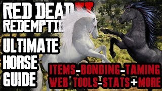 HORSES, THE ULTIMATE COMPREHENSIVE GUIDE IN RED DEAD REDEMPTION 2