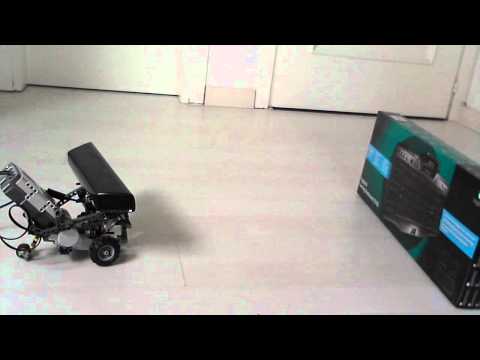 Kinect-driven NXT robot avoiding obstacle