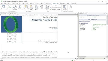 The XDX Setup Wizard (Risk Return Taxonomy)