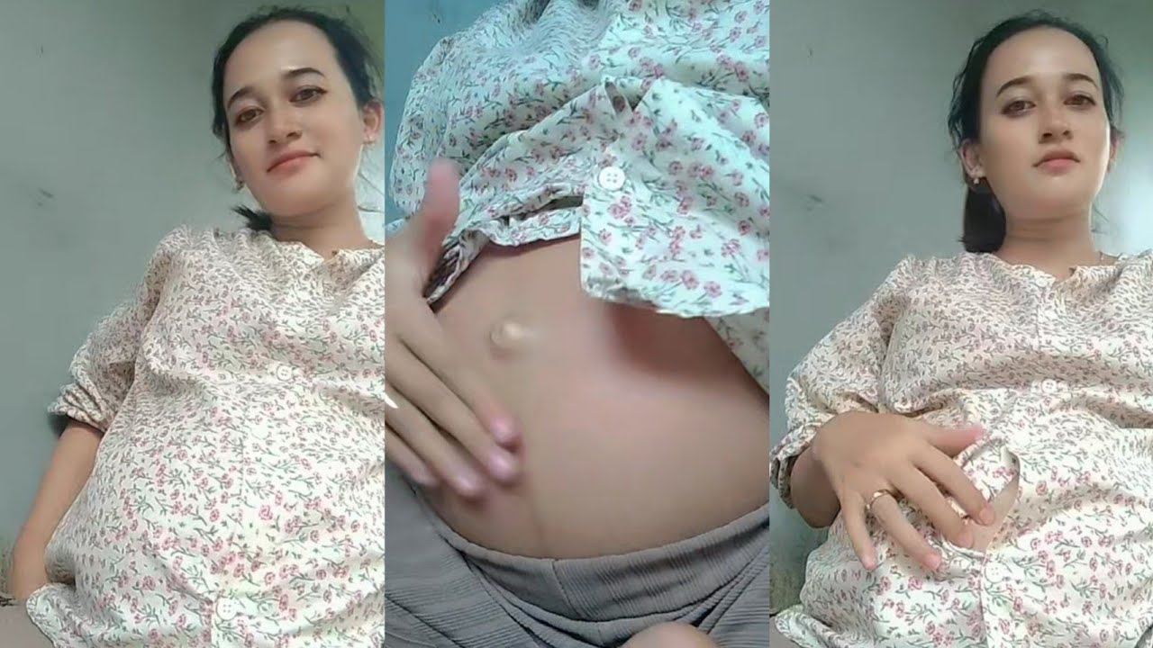 SENSASI DIEM - DIEM SPIL PERUT MULUS SAMBIL NGOBROL 🔥 FOLDER BUMIL