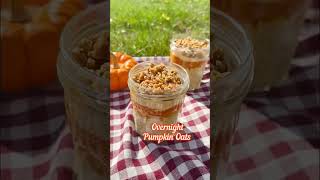 Overnight Pumpkin Oats ?oatmeal overnightoats pumpkin pumpkinspice