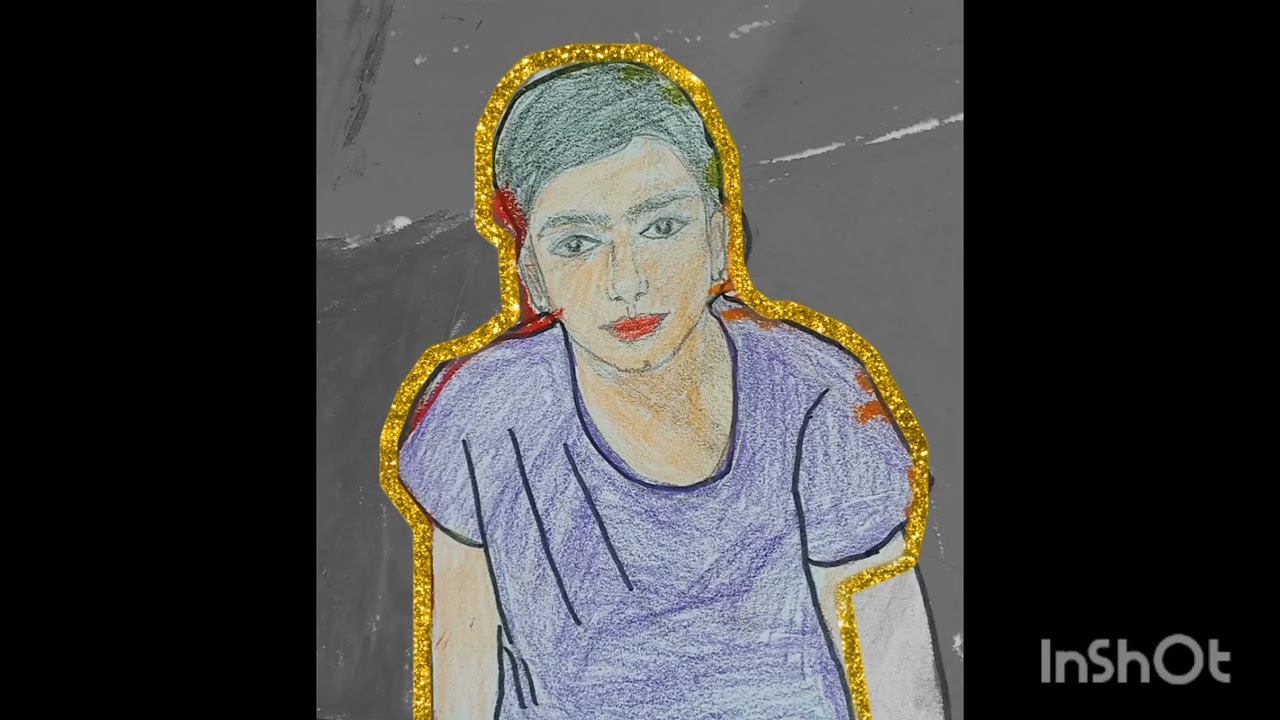 8-Year-Old From Pencil Drawing to Poster Colors 