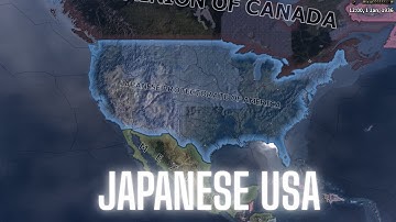 WHAT IF JAPAN PUPPETED USA IN WW2  / HOI4 TIMELAPSE