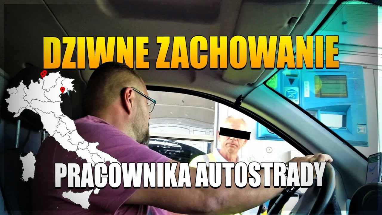 Przyjazd do Wenecji, Dziwne zachowanie pracownika autostrady.