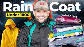 7 Best Raincoats For Men Under ₹1100 🌧️ Flipkart ft. Wildcraft, Zeel & More | ONE CHANCE