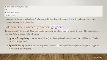 Mastering .gitignore: How to Ignore Everything Except One Folder
