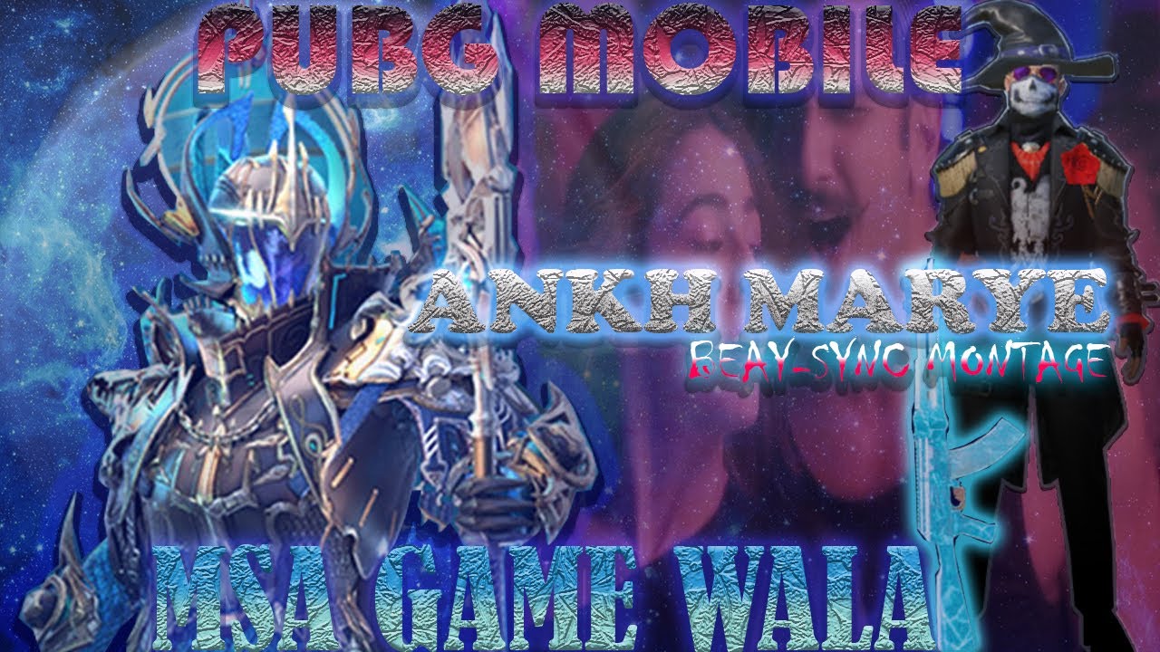 Aankh Marey - Beat Sync Montage || Hindi Song PUBG Montage || PUBG MOBILE || #MSAGAMEWALA 👍👍👍