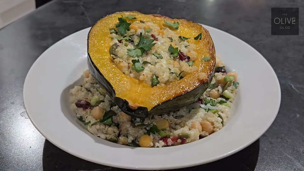 Stuffed Squash Finish Drizzles