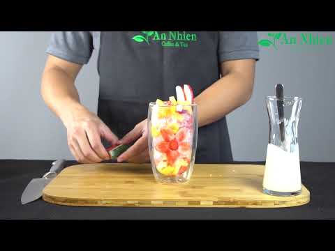 Video Cách Làm Sữa Chua Trái Cây | An Nhiên Coffee & Tea - youtube
