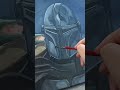 painted the mandalorian and grogu because of the new movie that came out