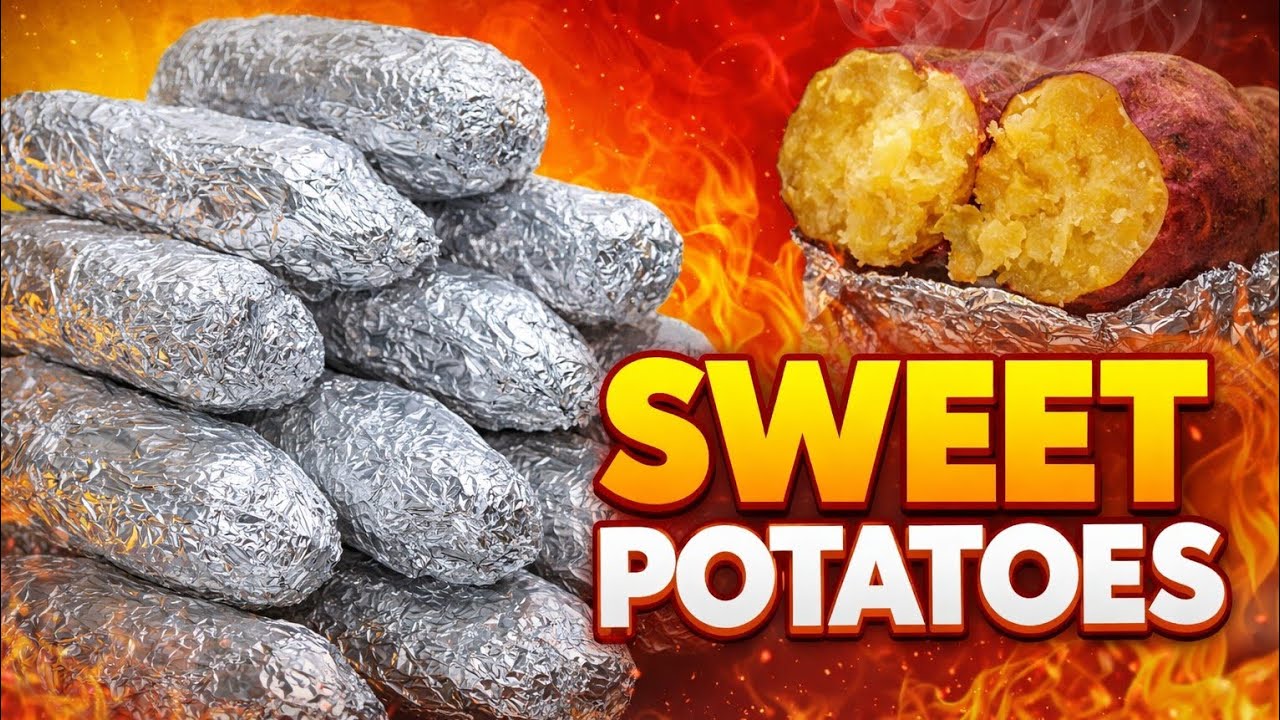 Perfect Roasted Sweet Potatoes 🔥 Soft Inside | Easy & Healthy Snack