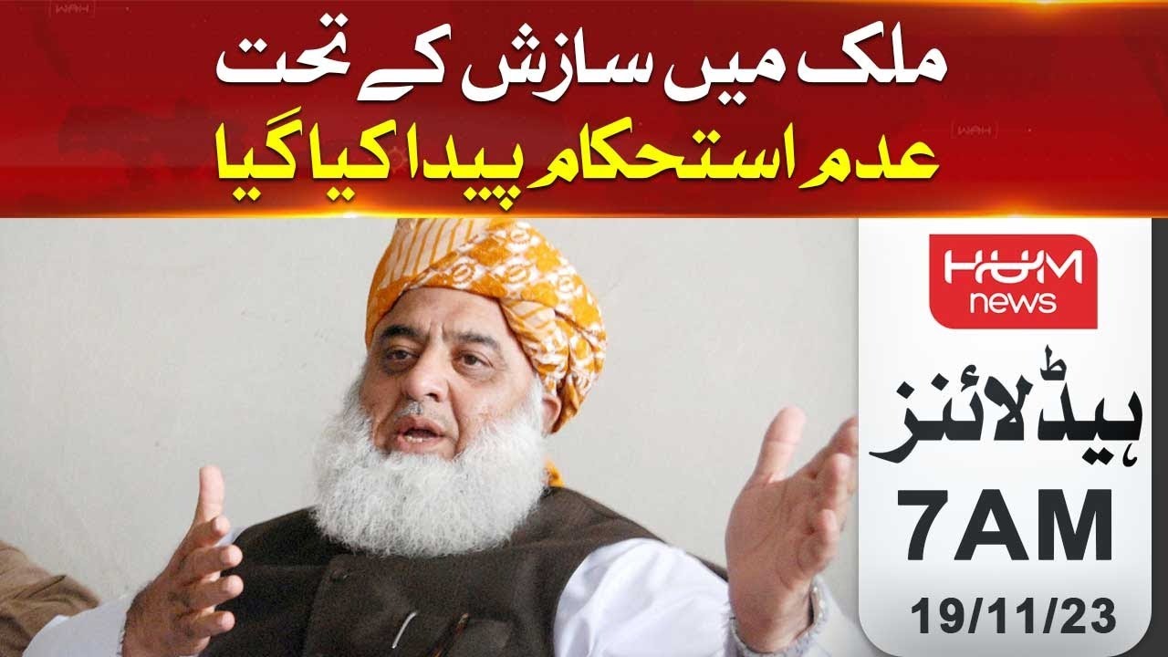 Instability was created in the country under the conspiracy