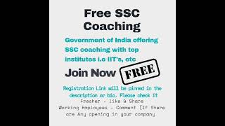 Unlock Elite SSC Coaching for Free - Boost Your Career Now! 🚀  #SSC #CareerBoost #SSCPreparation