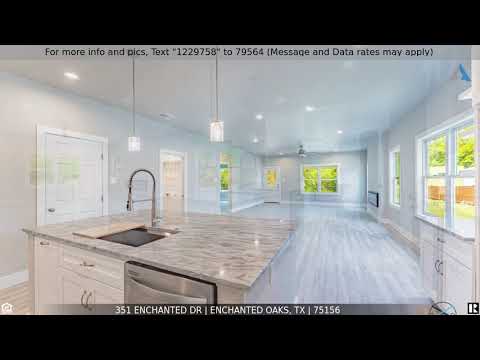 351 Enchanted Dr, Enchanted Oaks, TX home video tour