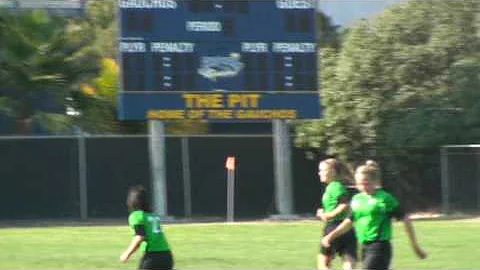Kelsey scores on a direct kick