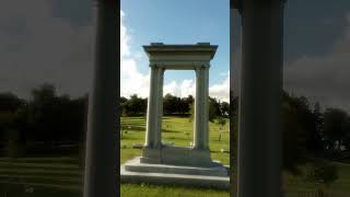 Large Monument of Hough Family in a Cemetery #money #history #manufacturing