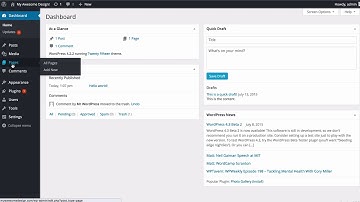 05 WordPress 101   WordPress Posts VS Pages