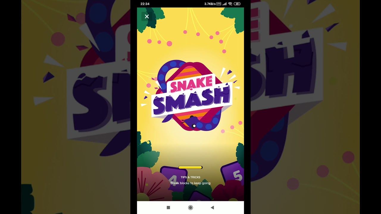 Snake Smash Score 2173 January 10 YouTube