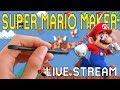 super mario maker sunday live stream with darby viewer levels