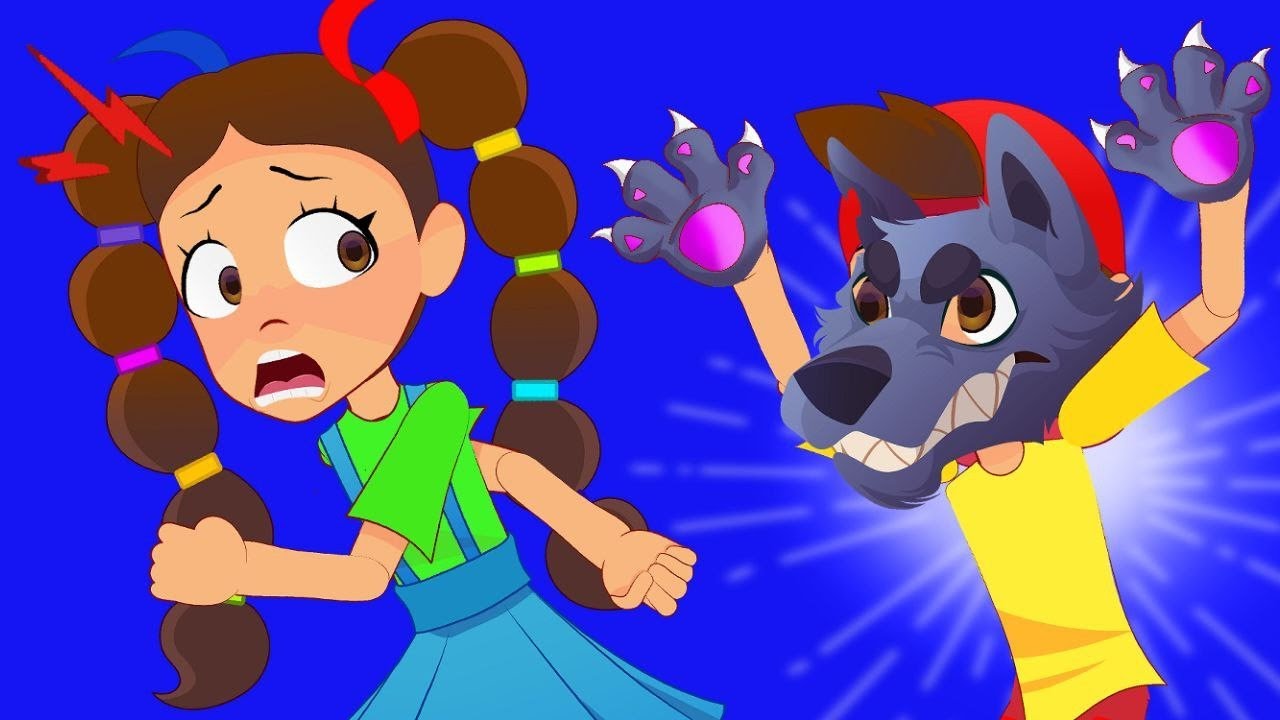 Big Grey Wolf Go Away! Lolipop + MORE Nursery Rhymes | Kids Songs - YouTube