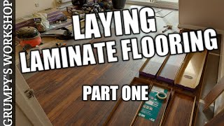 Laying laminate flooring part 1